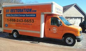 Disaster Restoration Van in Albany